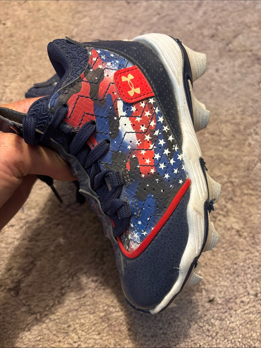Under Armour Harper 9 Kids Baseball Cleats - Picture 3 of 6